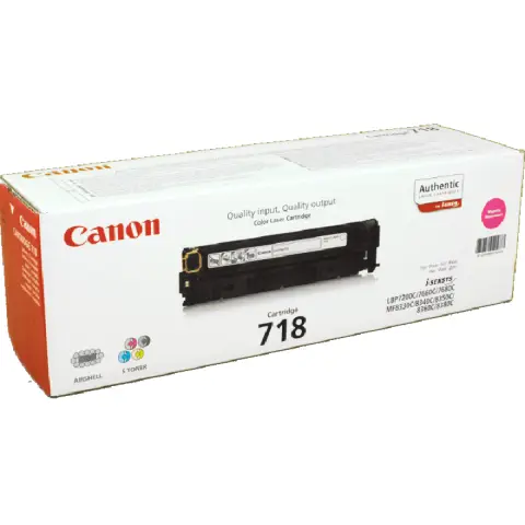 Toner Canon 718 / CRG- 718M Magenta do drukarek (Oryginalny) [2.9k]